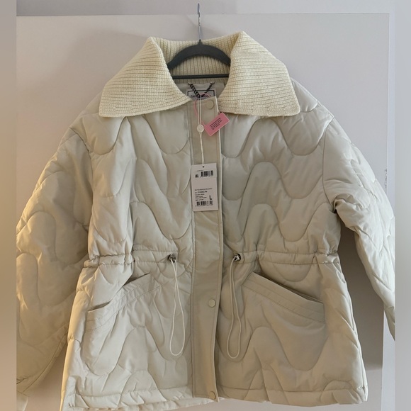 QUIET BLOOM JACKET (STONE)